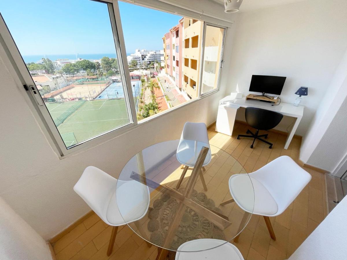 Panoramic Seaview - 2 Bedroom, Main Ave, 15 Min Walk Beach, Workspace Albufeira Exterior photo