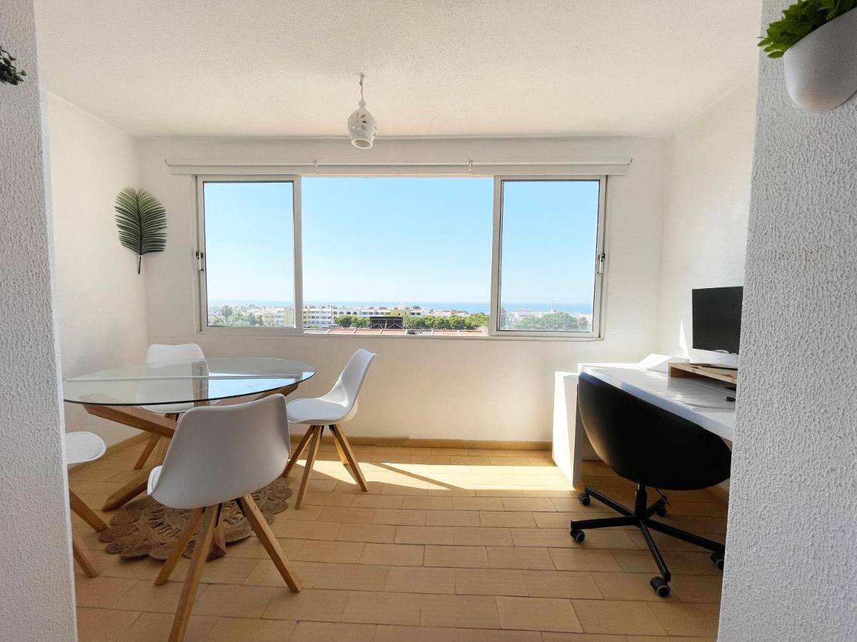 Panoramic Seaview - 2 Bedroom, Main Ave, 15 Min Walk Beach, Workspace Albufeira Exterior photo