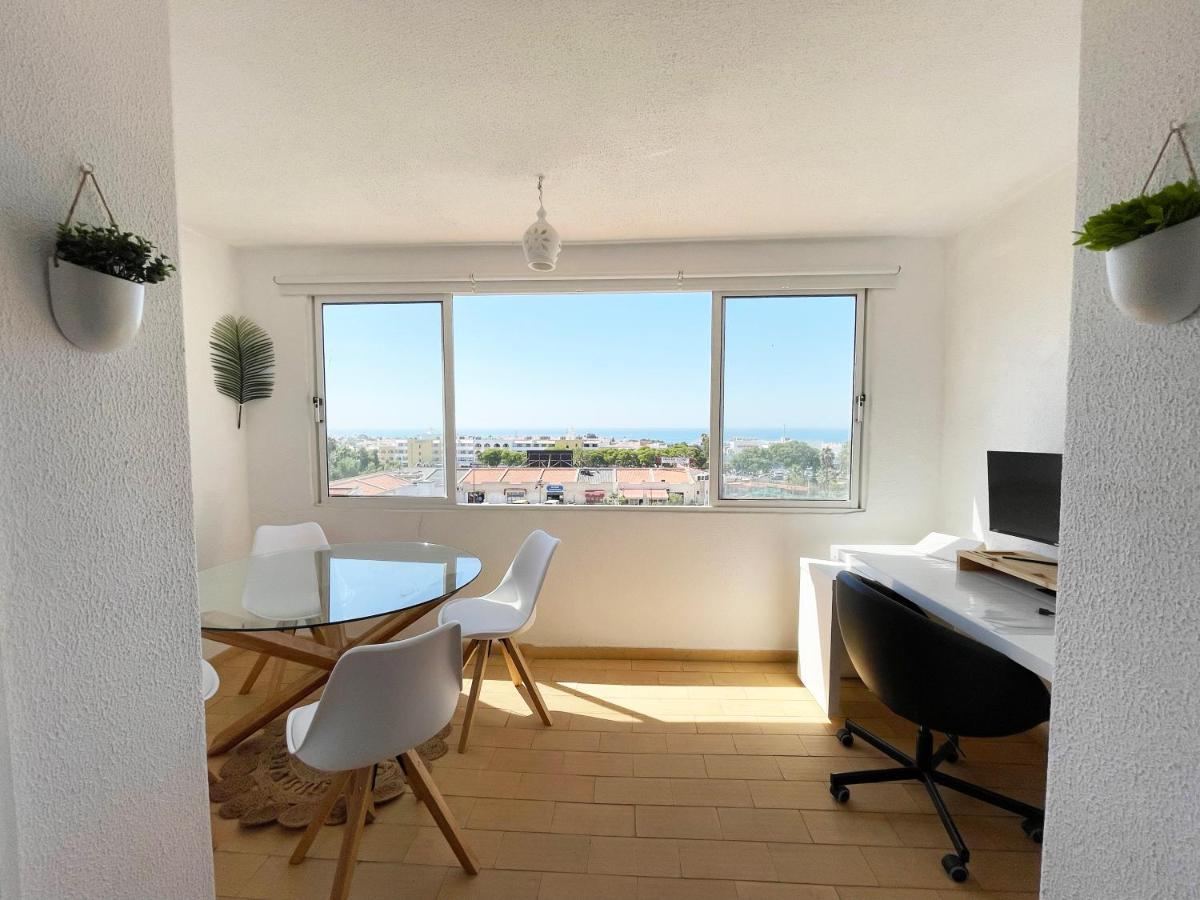Panoramic Seaview - 2 Bedroom, Main Ave, 15 Min Walk Beach, Workspace Albufeira Exterior photo