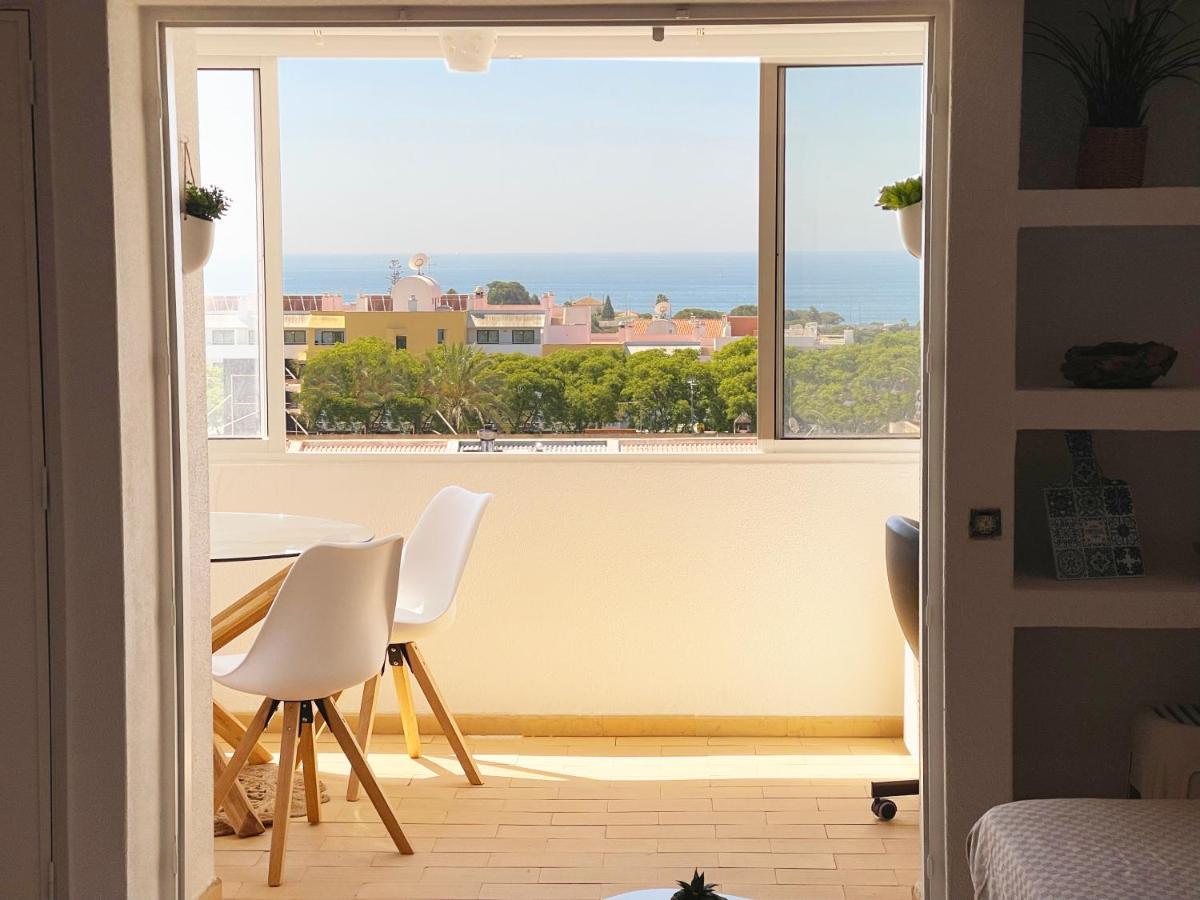 Panoramic Seaview - 2 Bedroom, Main Ave, 15 Min Walk Beach, Workspace Albufeira Exterior photo