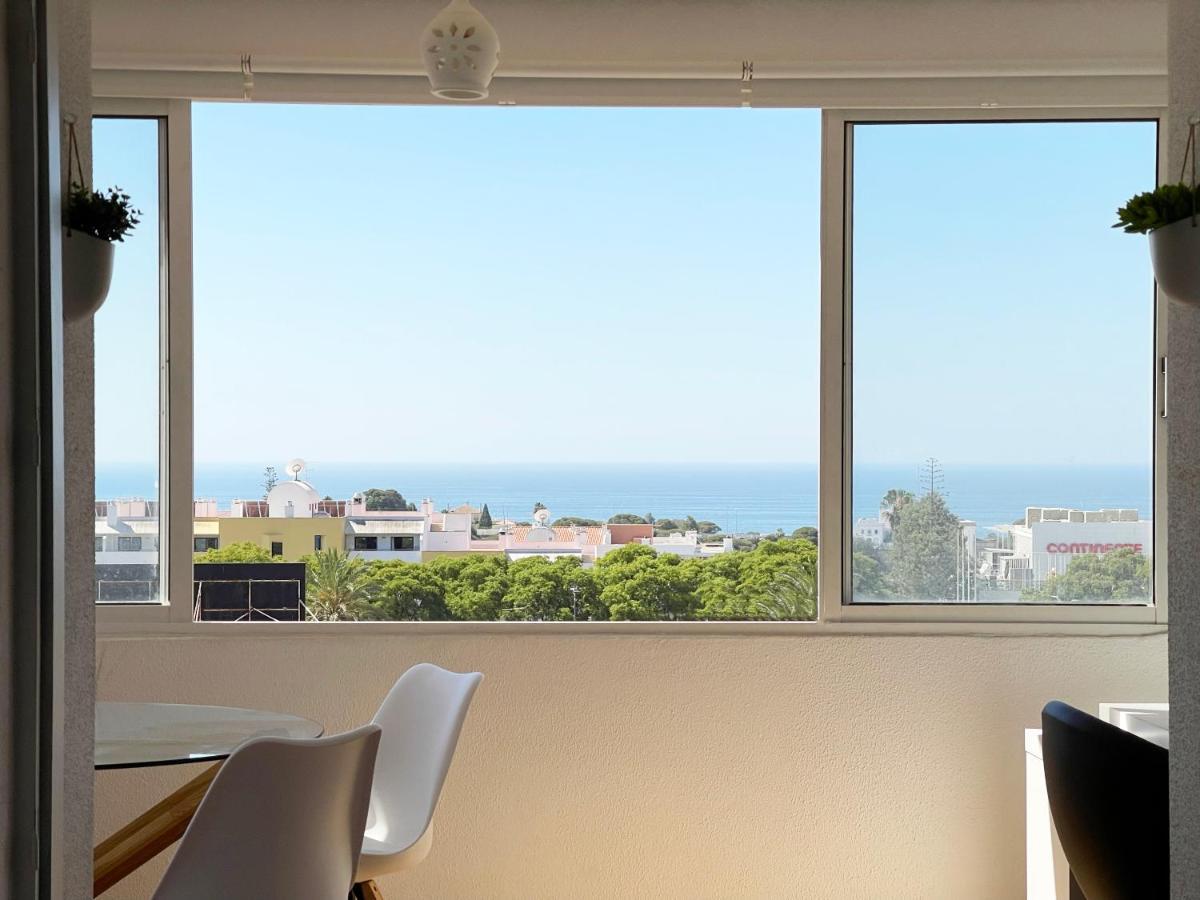 Panoramic Seaview - 2 Bedroom, Main Ave, 15 Min Walk Beach, Workspace Albufeira Exterior photo